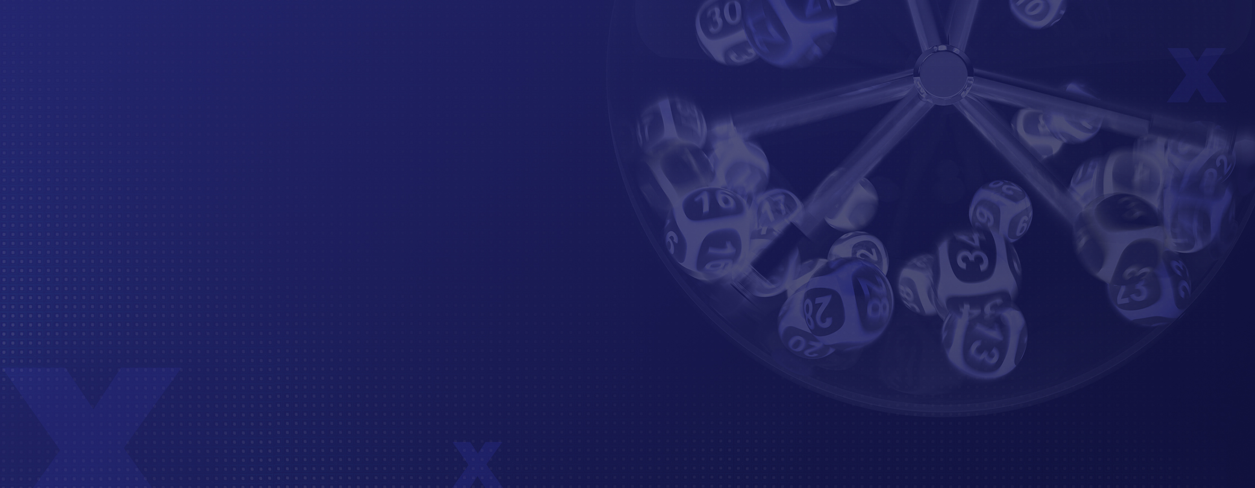 Numbers Betting decorative turning background