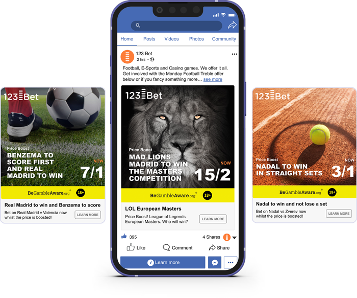 Ad:s social facebook visual
